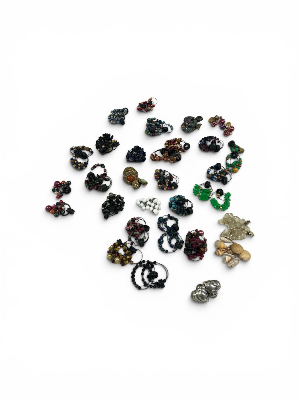 Vintage clip on earring lot